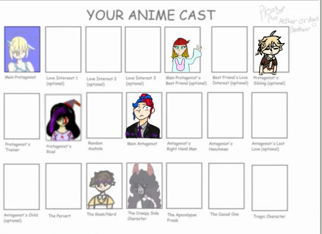 Anime Cast Collab