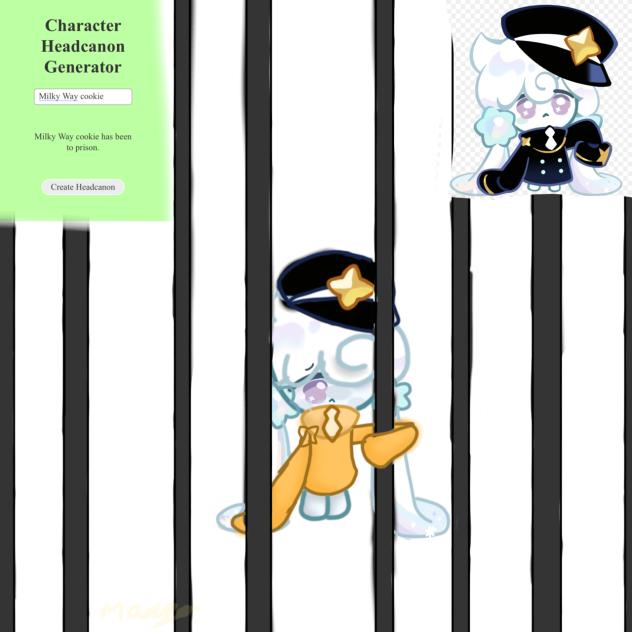 Milky Way cookie in jail