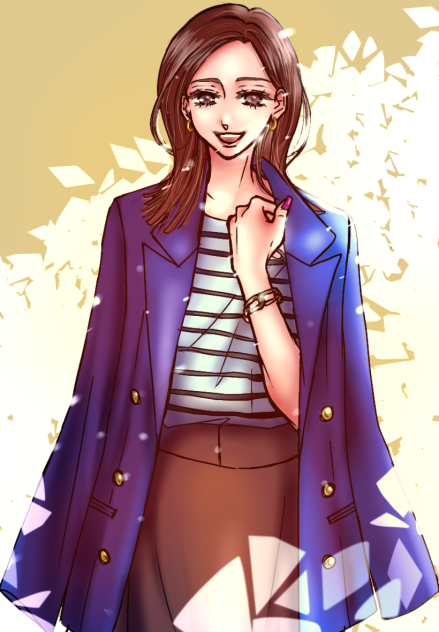 モデルさん模写②手直し