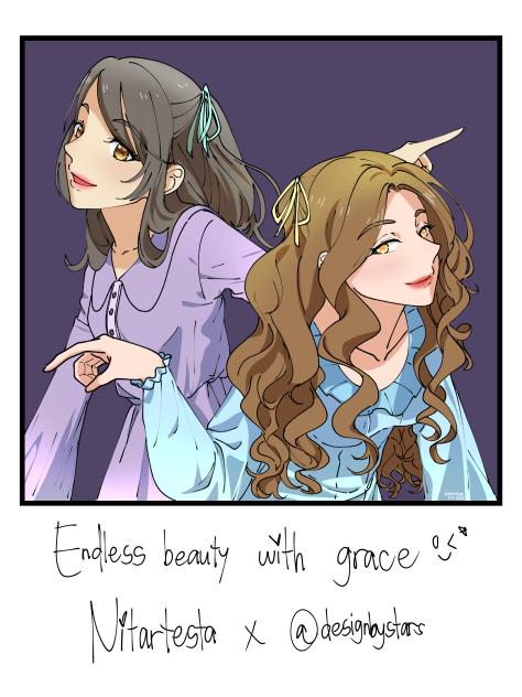 Me & @designbystars Selfie 5(Colored)