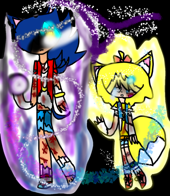 dark sonic and tails