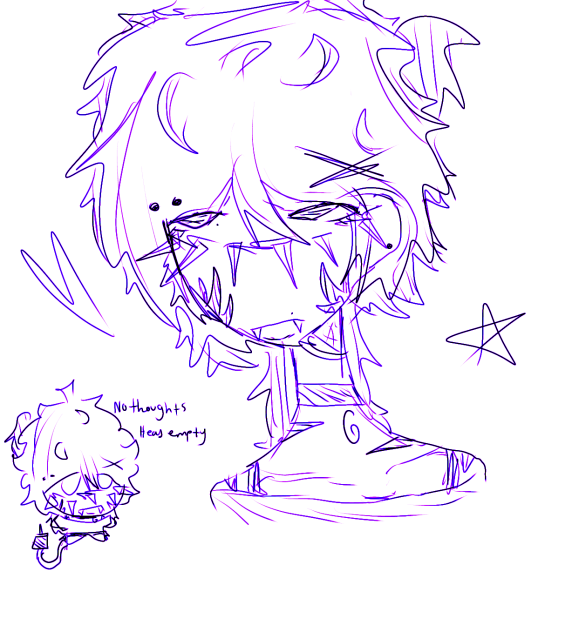 Silly doodle because I'm bored 😋