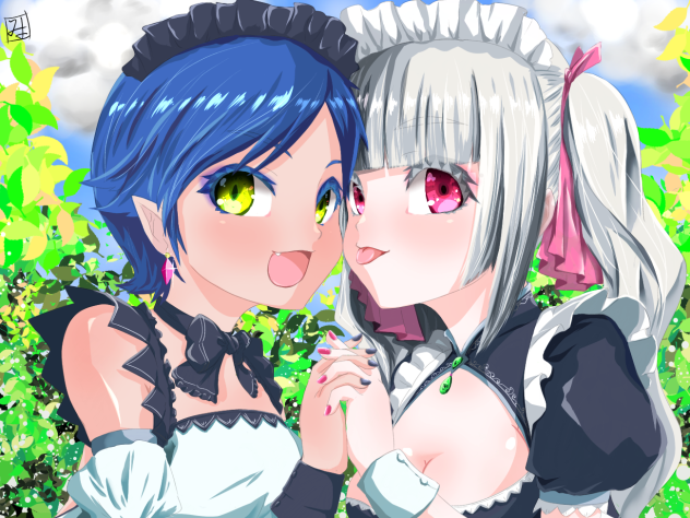 夏のメイドちゃんズ