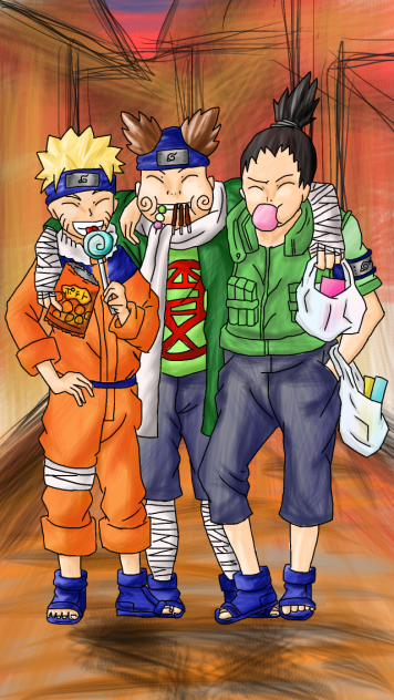 仲良し三人組 Ibispaint