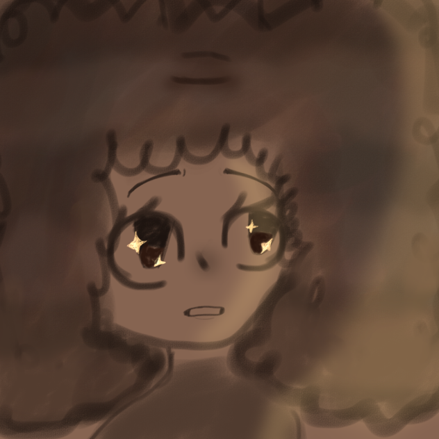 little girl and the stars