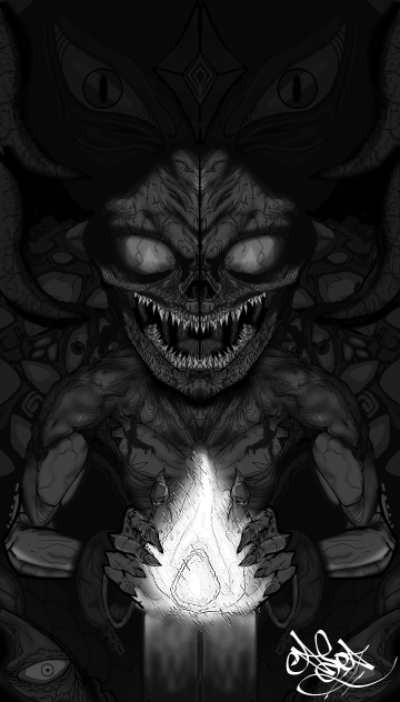 Flame in the Dark - ibisPaint