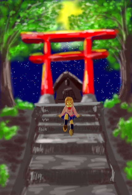 夜の神社