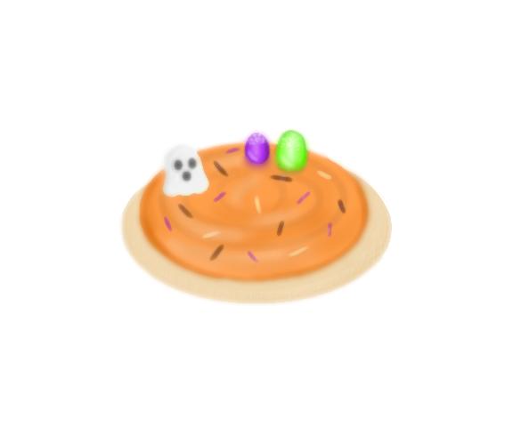 halloween crumbl cookie