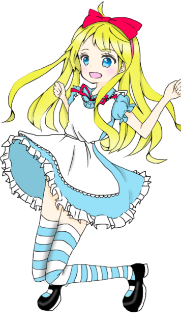 アリスちゃん 塗らせていただきました