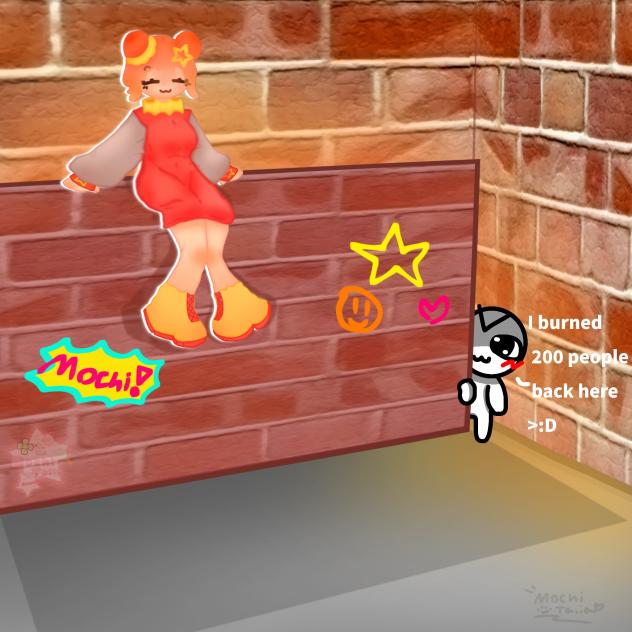 Fellow Magical Girl Spotted On Wall 0w0