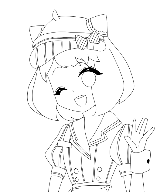アーニャミク　線画