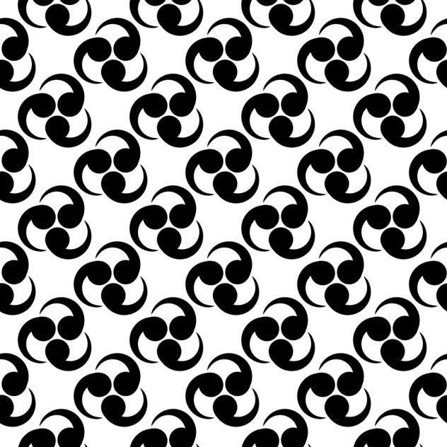 Mitsudomoe pattern