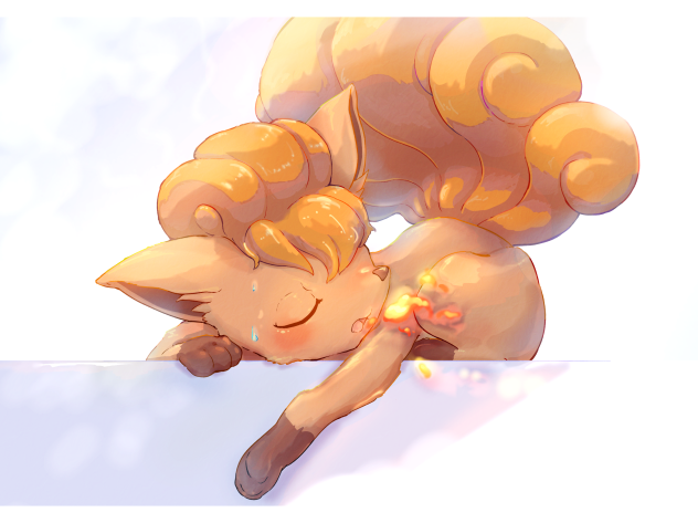 暑すぎロコンちゃん