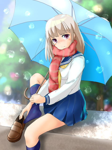 靴が濡れちゃった