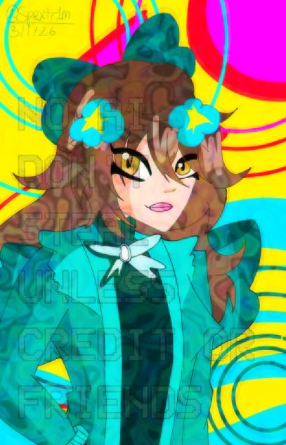 Katie in Winx Club artstyle