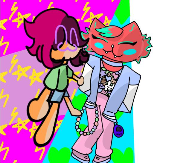 Another collab with StrawberryCookie❤️💜🩷