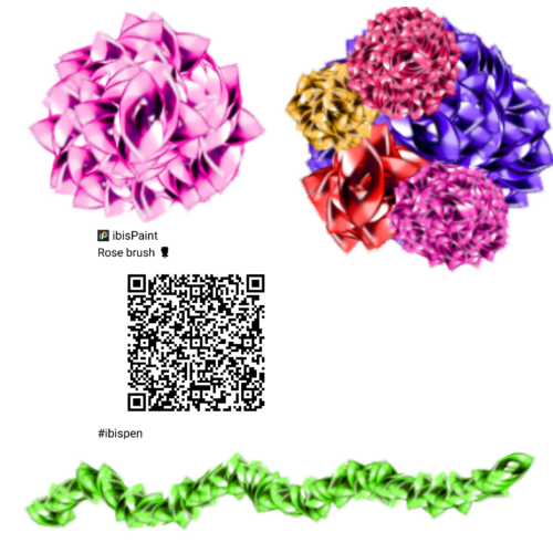 brush qr code (rose brush 🌹)