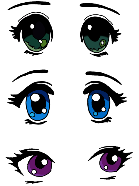 Anime eyes