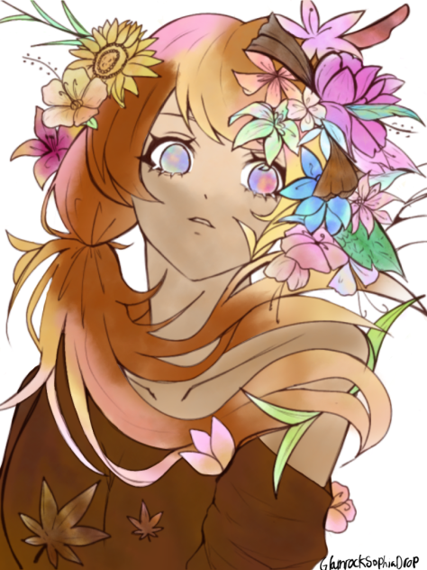 Flower Line Art By Shadrina Afa