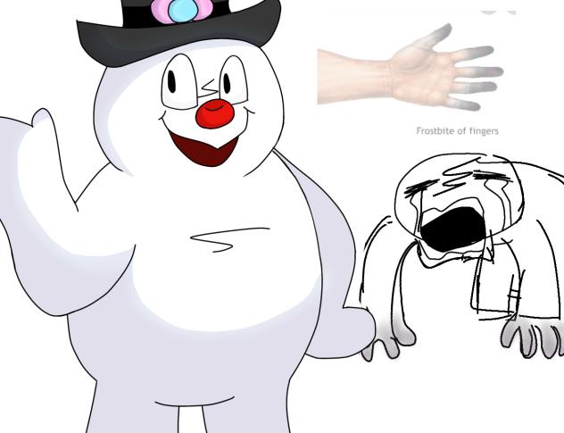 Nonsense art of frosty