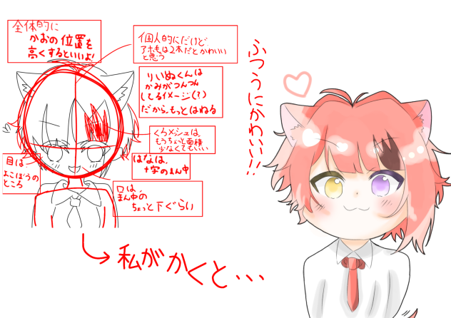 おもちさんの莉犬くん赤ペンしました！