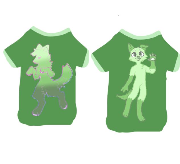 Green paw T-shirts