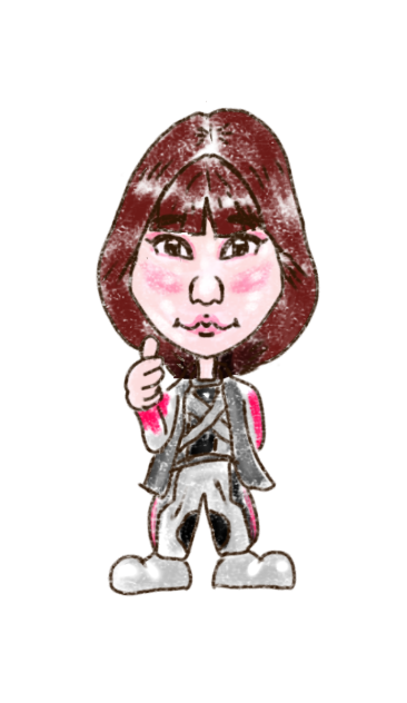 似顔絵　BISH アユニ・D