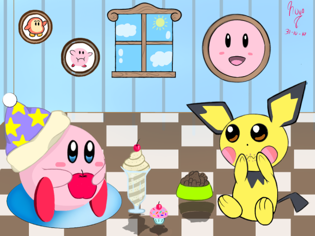 Kirby and Pichu