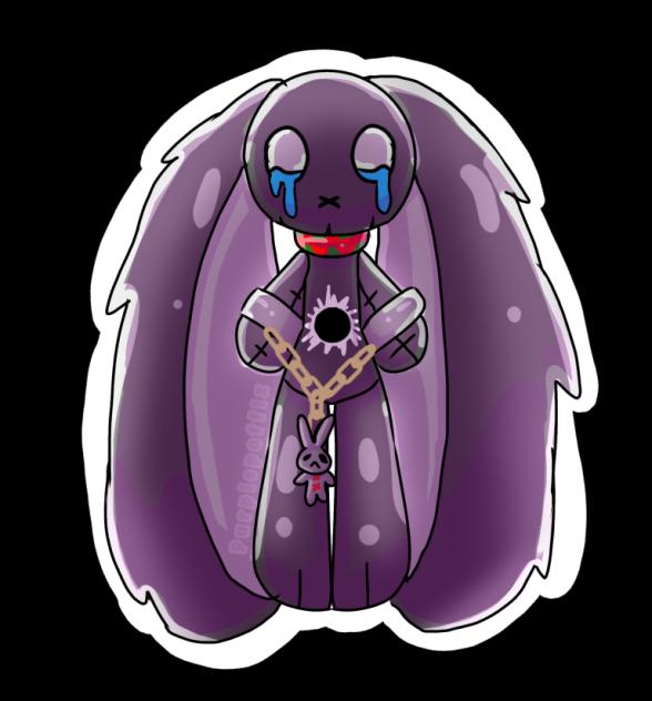 My PTSD bunny plush - ibisPaint
