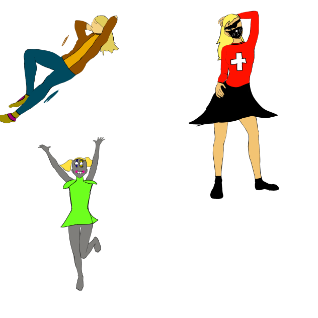 Just my three ocs I love the most