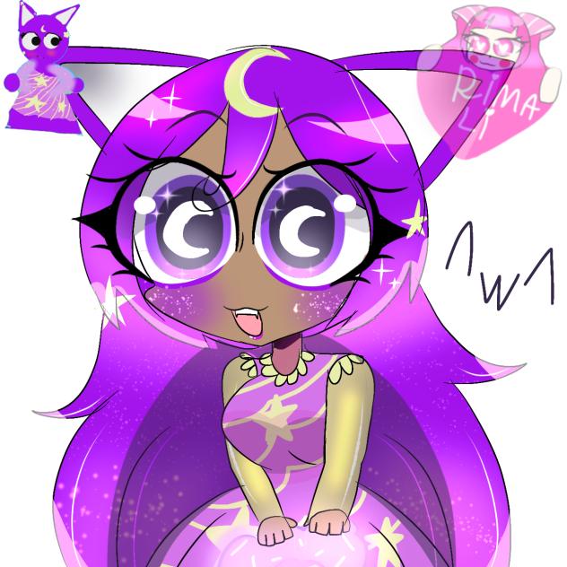 Who want fanart just like her!! 💜🌙