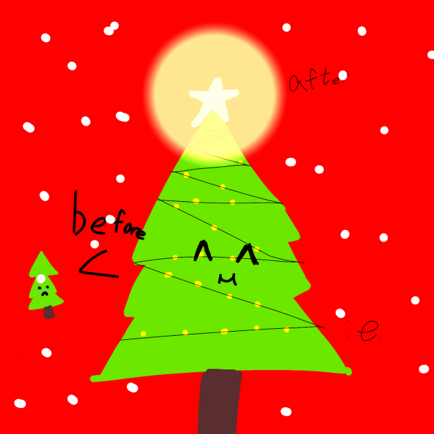 the Christmas tree is back!
