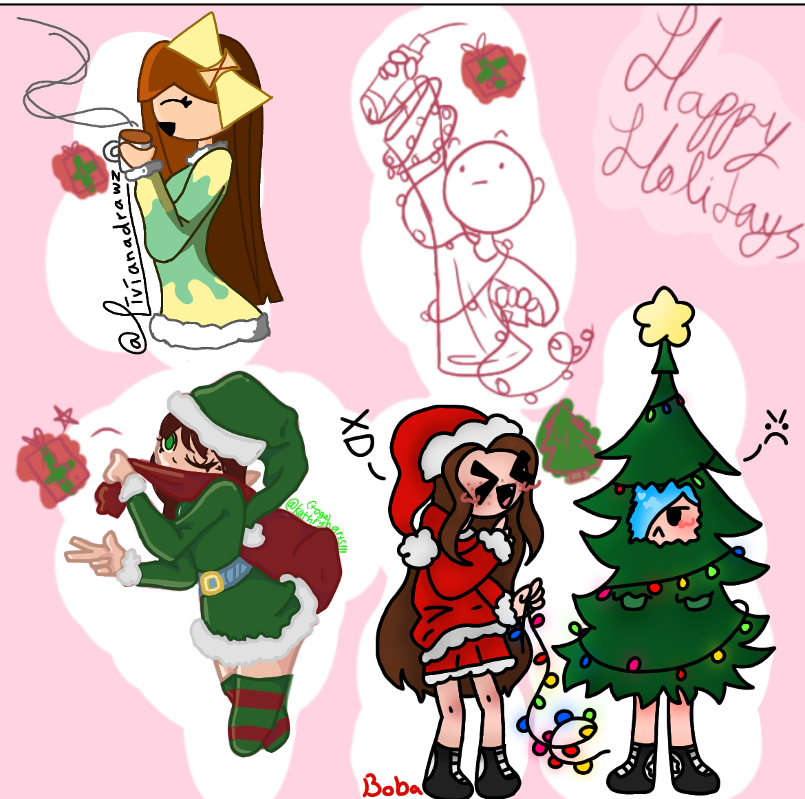 Christmas collab - ibisPaint