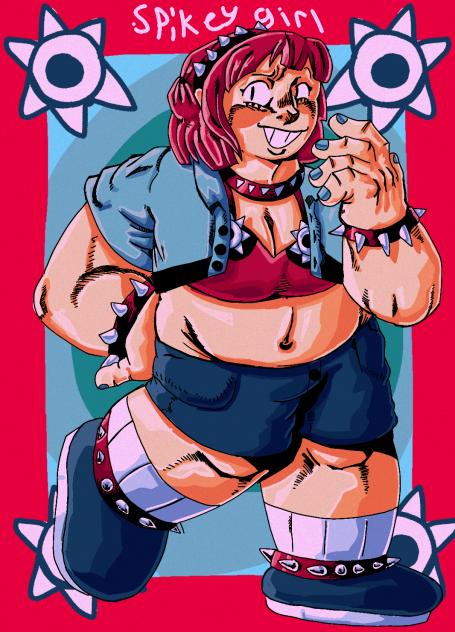 spikey girl