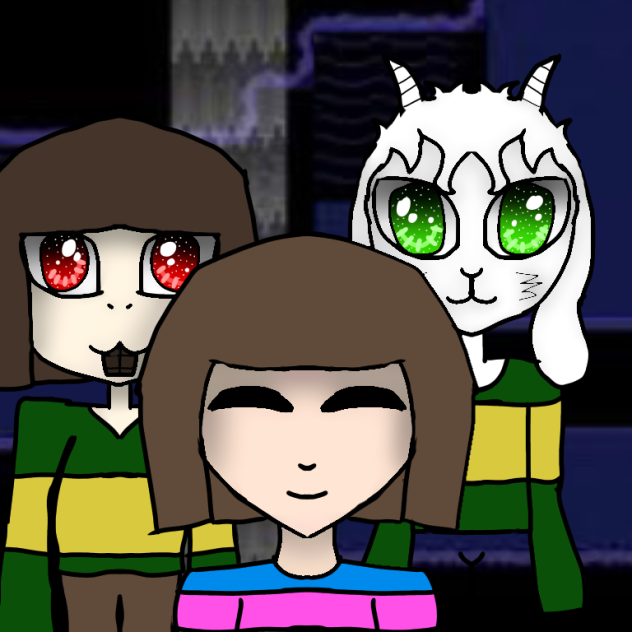 Frisk, Chara, Asriel