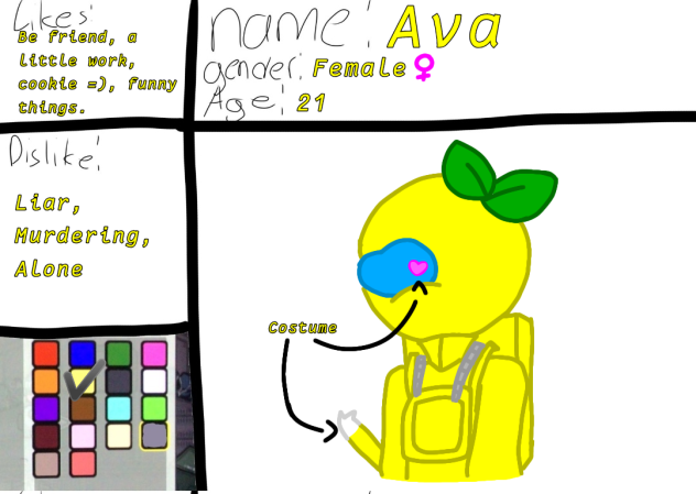 My oc for Among Us by Shafira =D