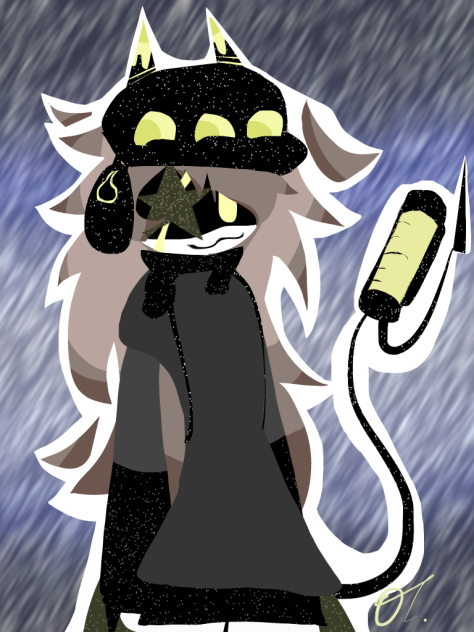 My murder drone Oc “X”!! - ibisPaint