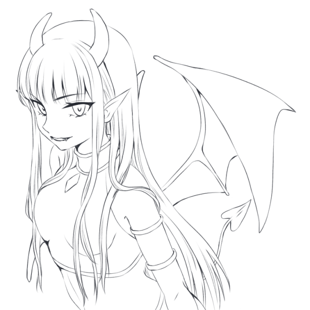 ぬりえ(ψ(⃔ •ω• )⃕↝)