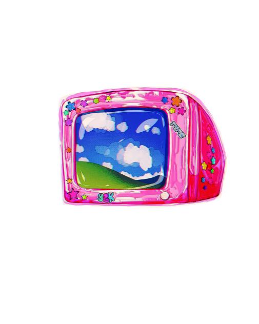 Pink Clear Computer