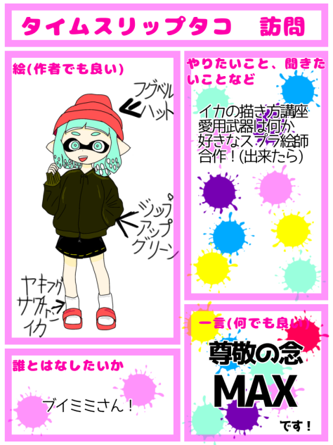 訪問！