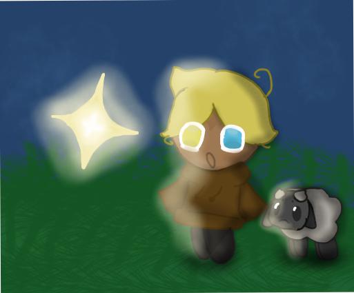 Pure Vanilla and his sheep