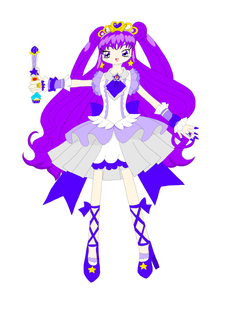 トゥインクルパープル・ロイヤルドレス（プリティフォーム）