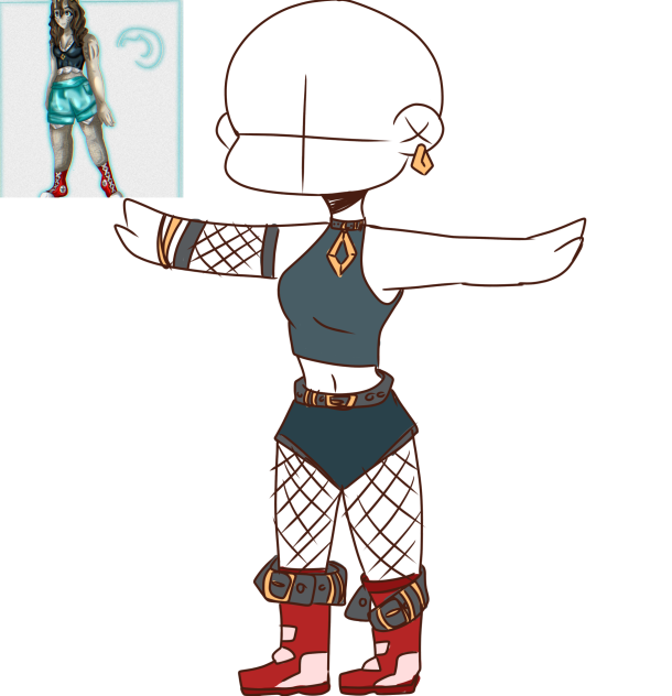 Kamo’s outfit design(for Jet )