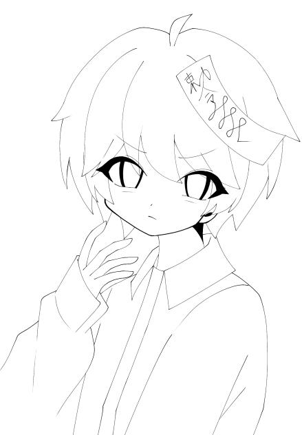 みてらくん　塗り絵