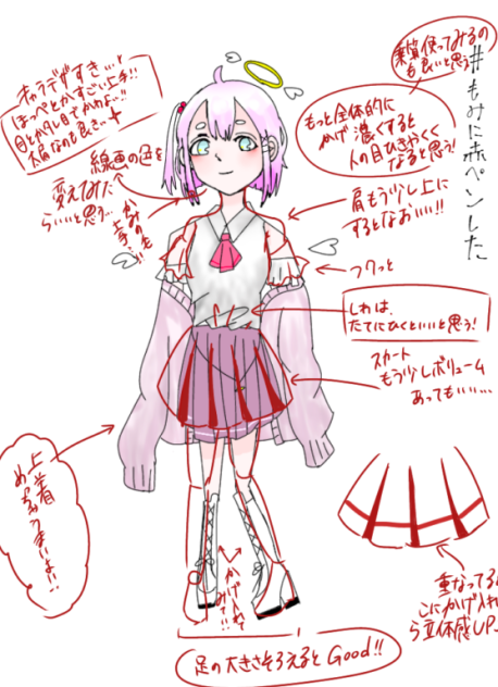 赤ペンしました！