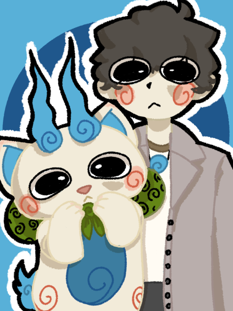 komasan fanart [ yo-kai watch ]