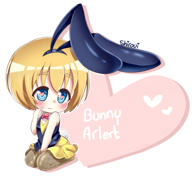 Armin Arlert Heart Bunny AOT