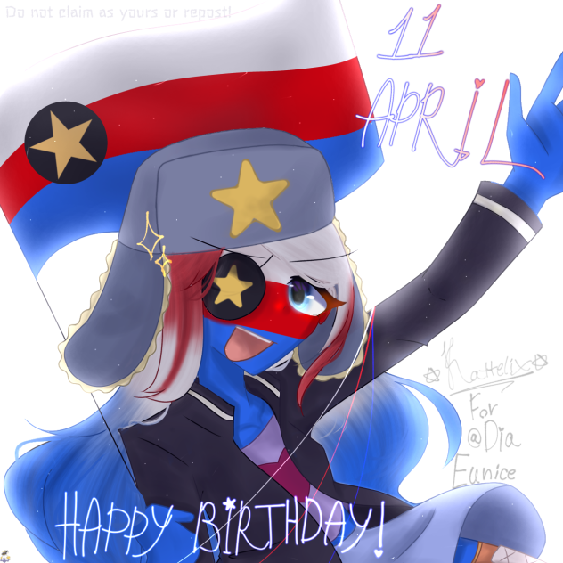 Kiaria — HBD Dia! 🤍❤️💙
