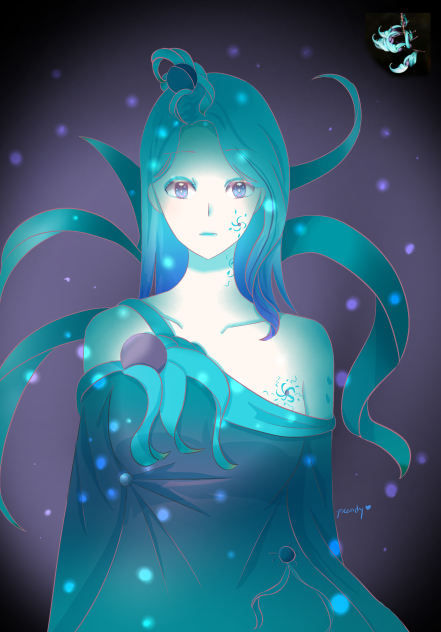 제인드 바인 꽃 의인화