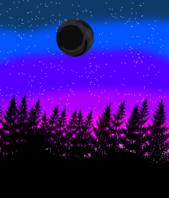 Night sky ibisPaint